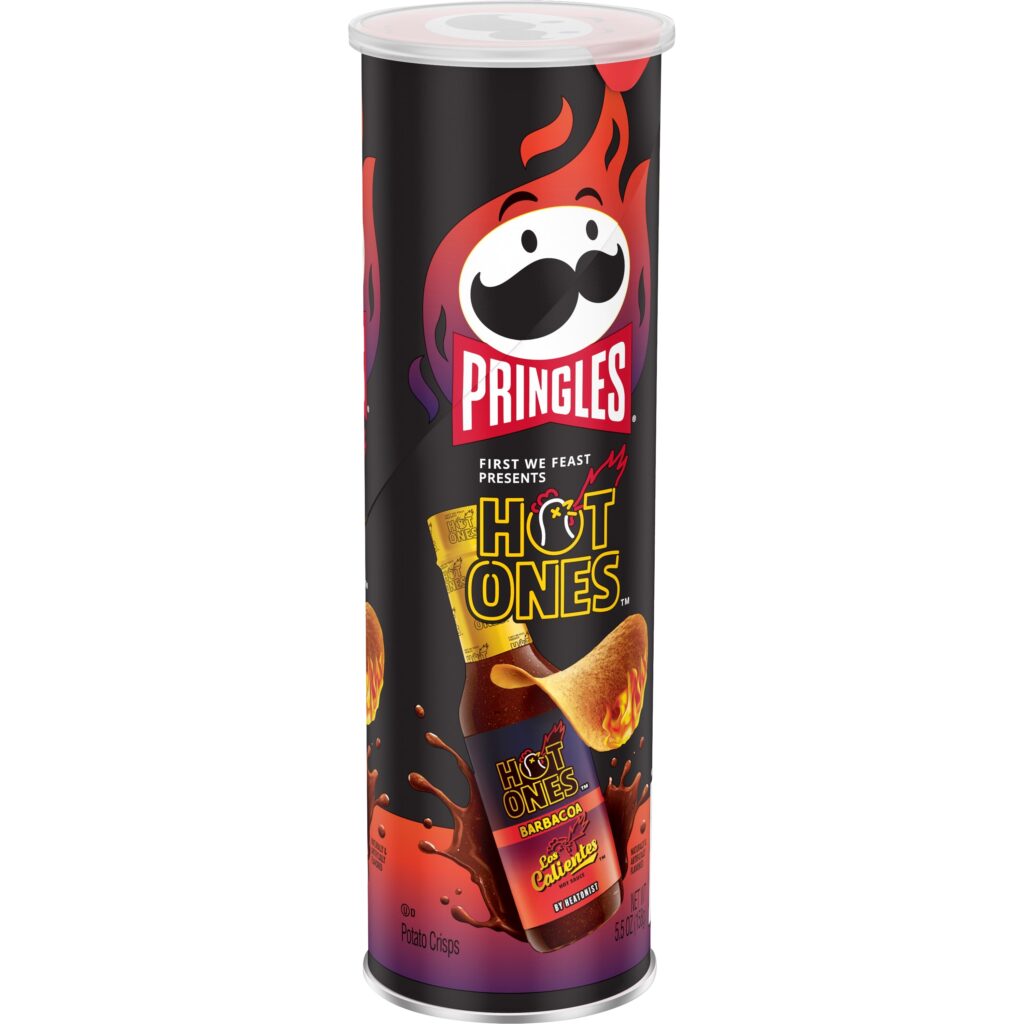 Pringles Hot Ones Bbq 161g