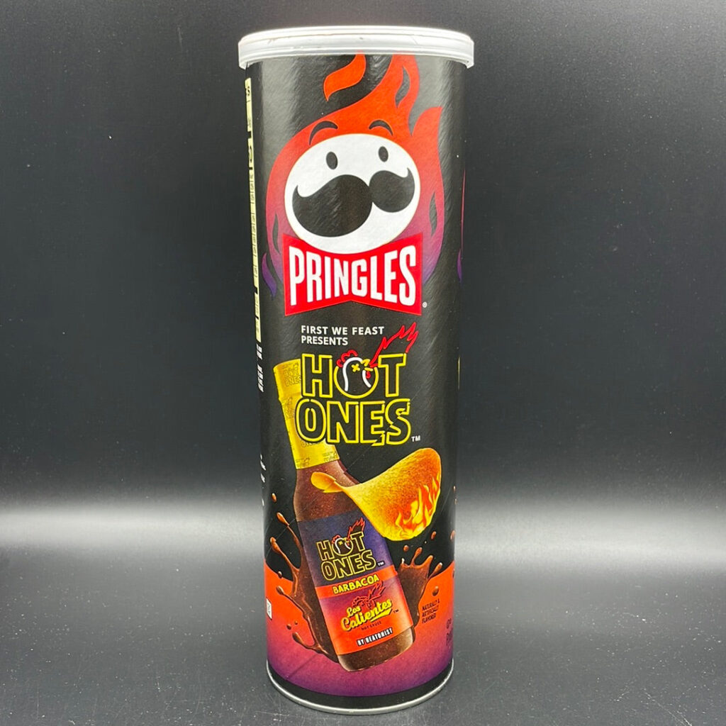 LIMITED EDITION Pringles – Hot Ones – Barbacoa Los Calientes by Heatonist Flavour Potato Crisps 158g (USA)