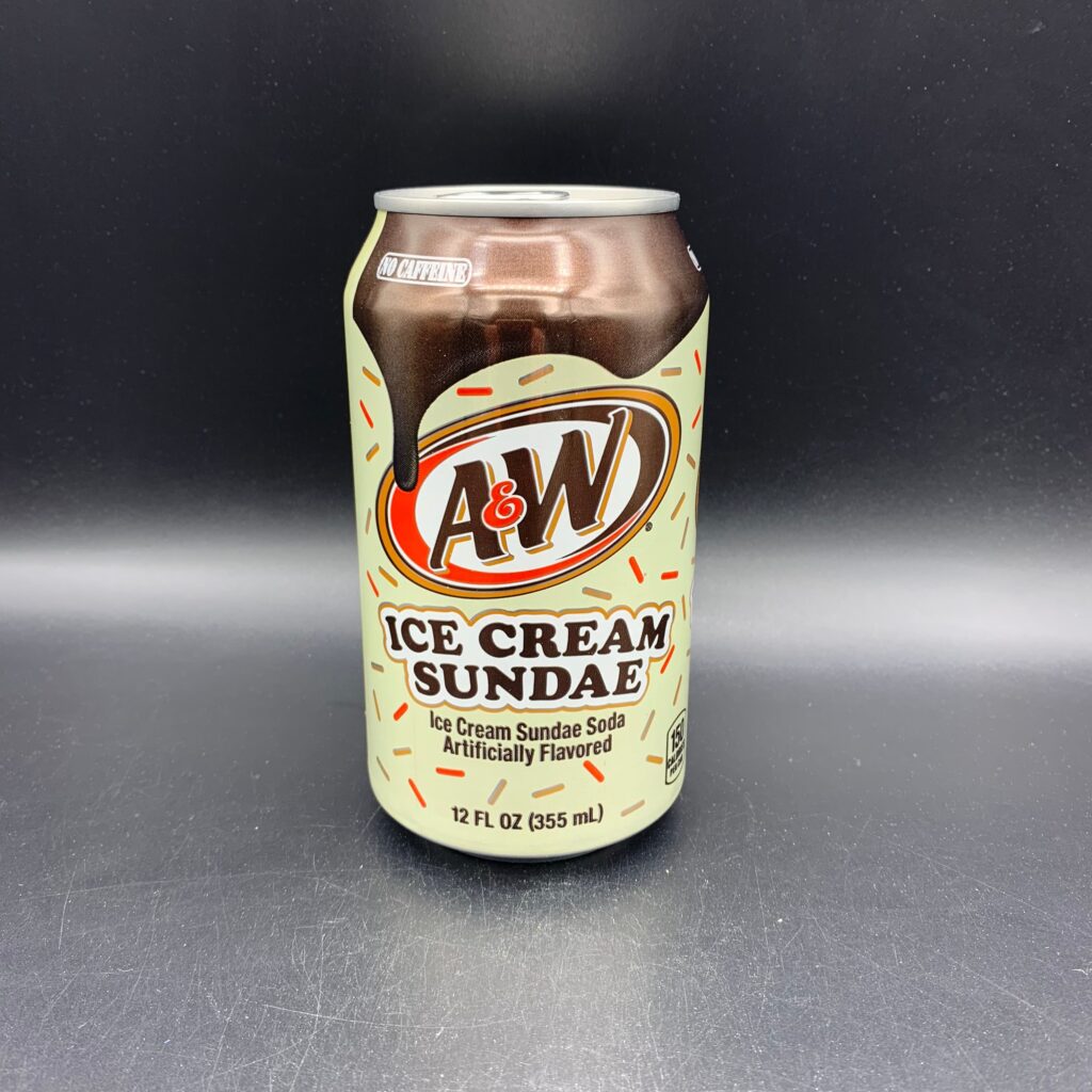 A&W – Ice Cream Sundae Flavoured Soda, 355ml (USA)