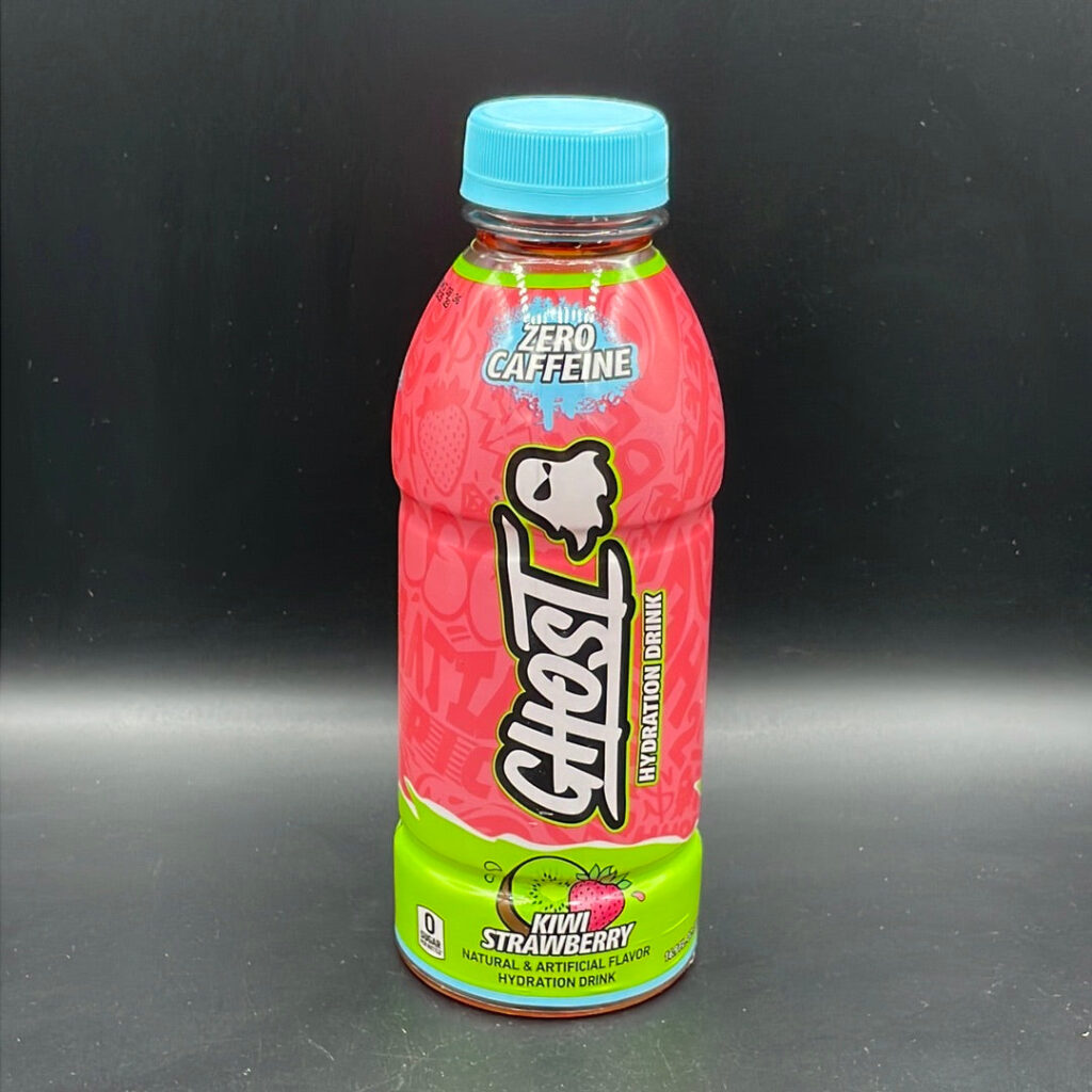 Ghost Hydration, Kiwi Strawberry Flavour – Zero Caffeine! 10 Calorie, Hydration Drink 500ml (USA)