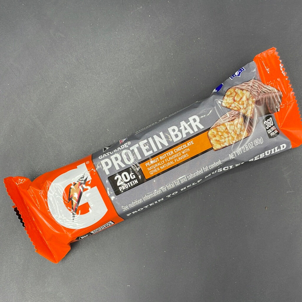 Gatorade Protein Bar, Peanut Butter Chocolate Flavour, with 20g of Protein, 80g (USA)
