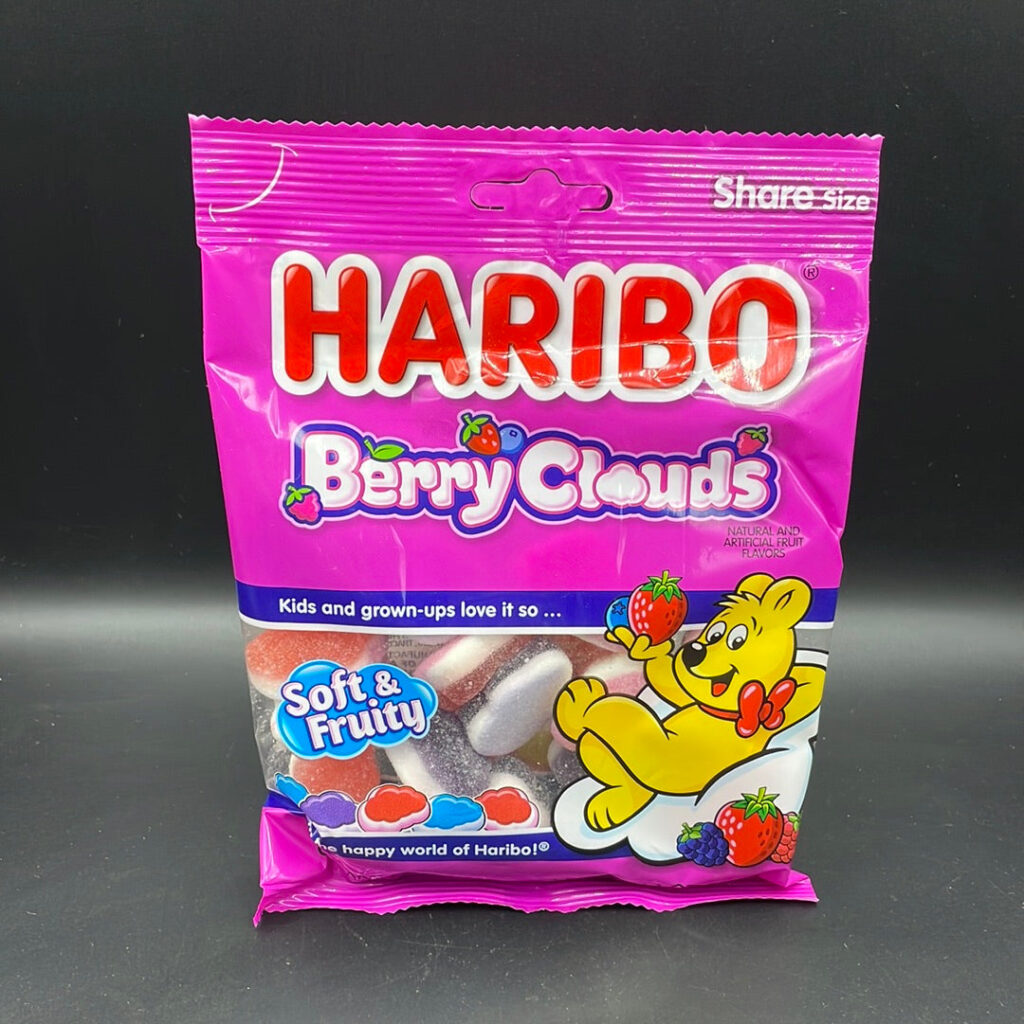 Haribo Berry Clouds – Share Size Gummy Candy 117g (USA)