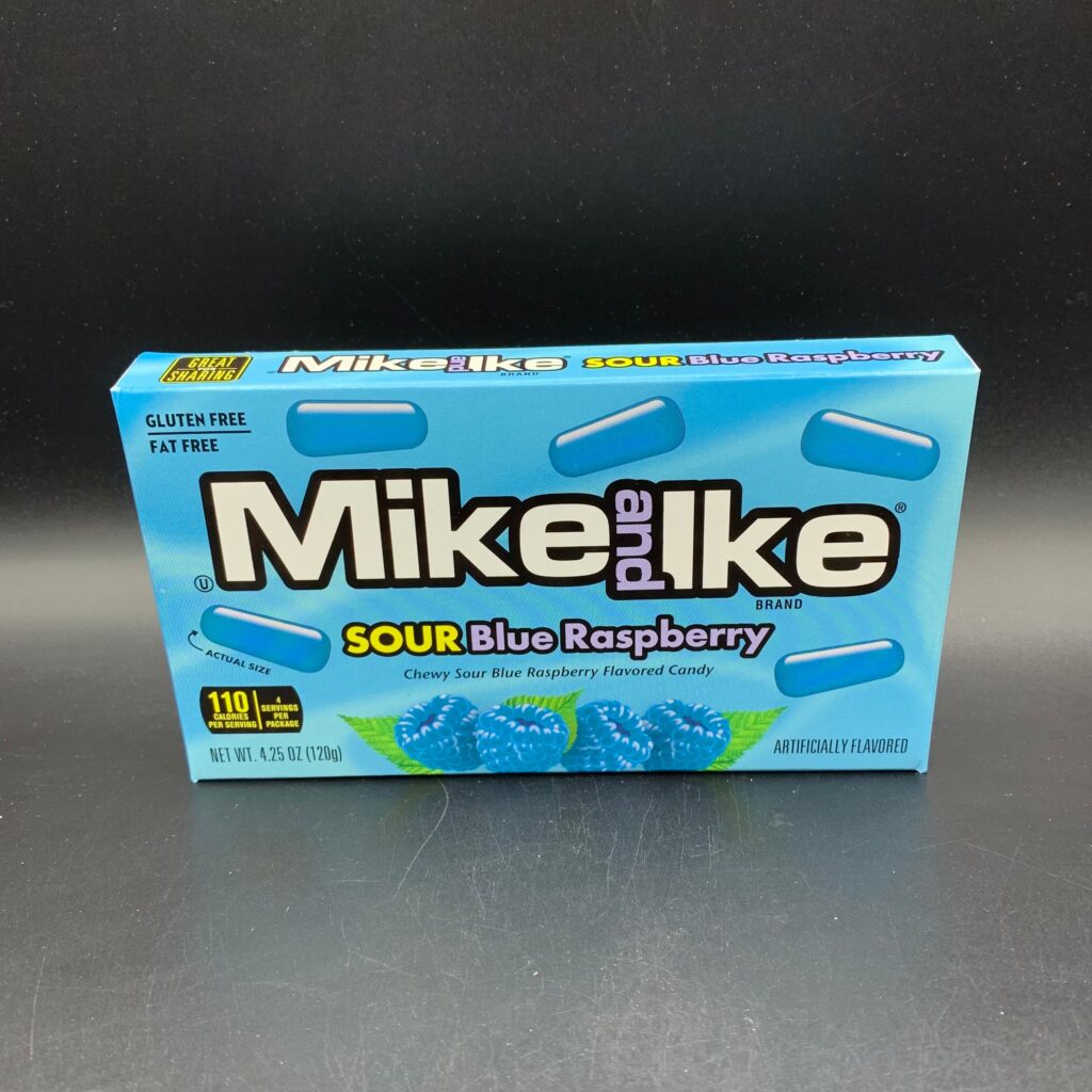 Mike and Ike – Sour Blue Raspberry Flavoured Candies, 120g (USA)