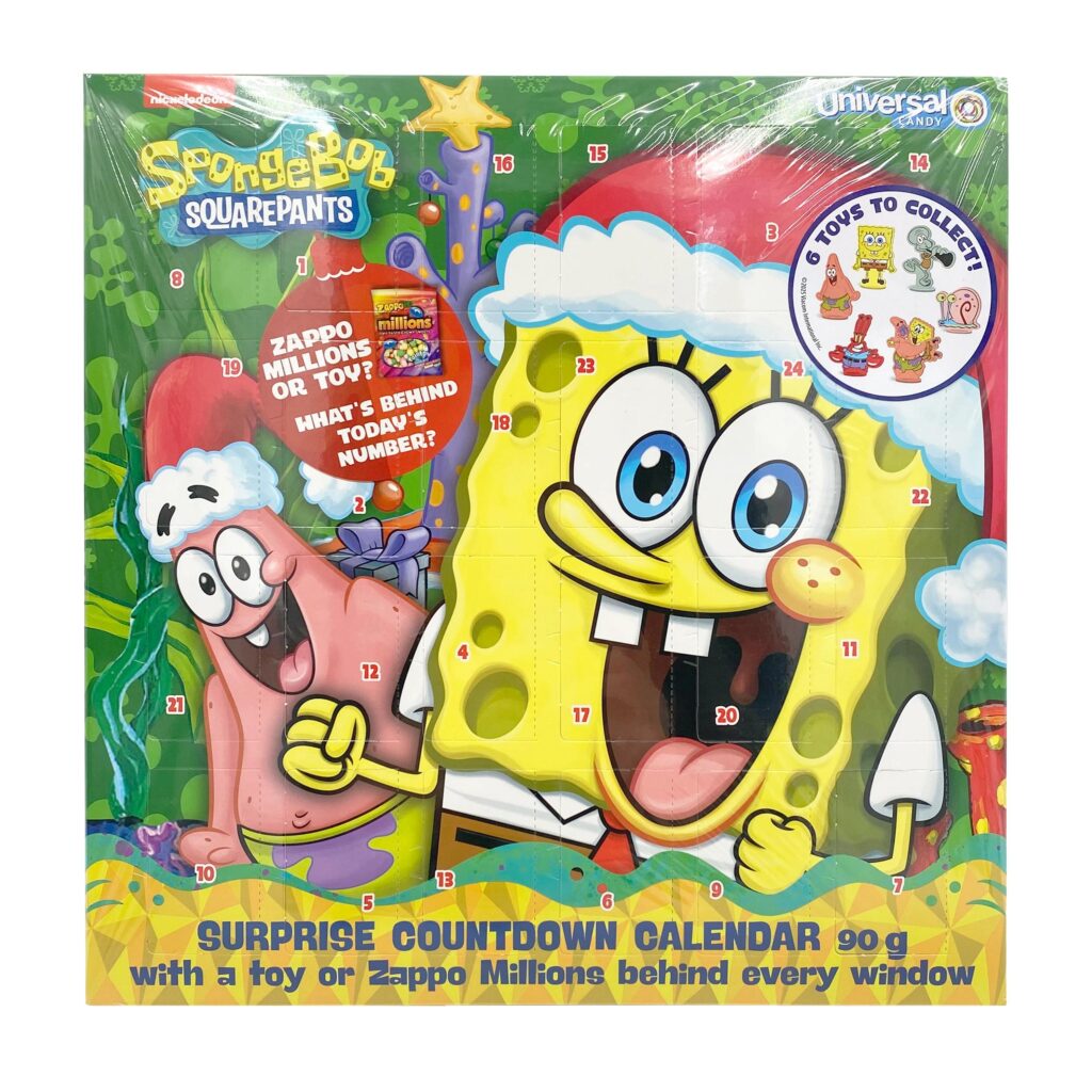 SpongeBob SquarePants Surprise Countdown Calendar 90g
