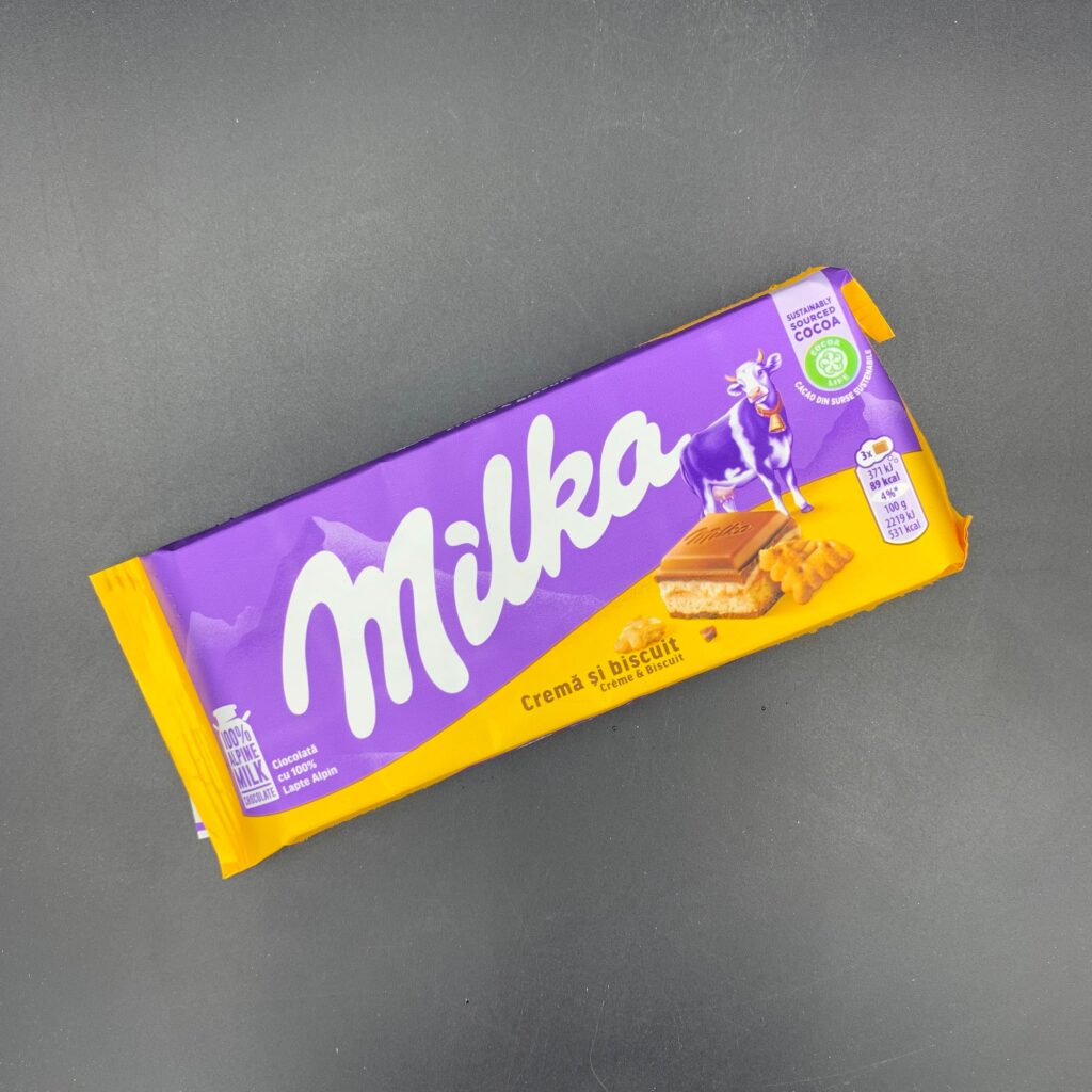 Milka – Crème & Biscuit, 100g (EURO)