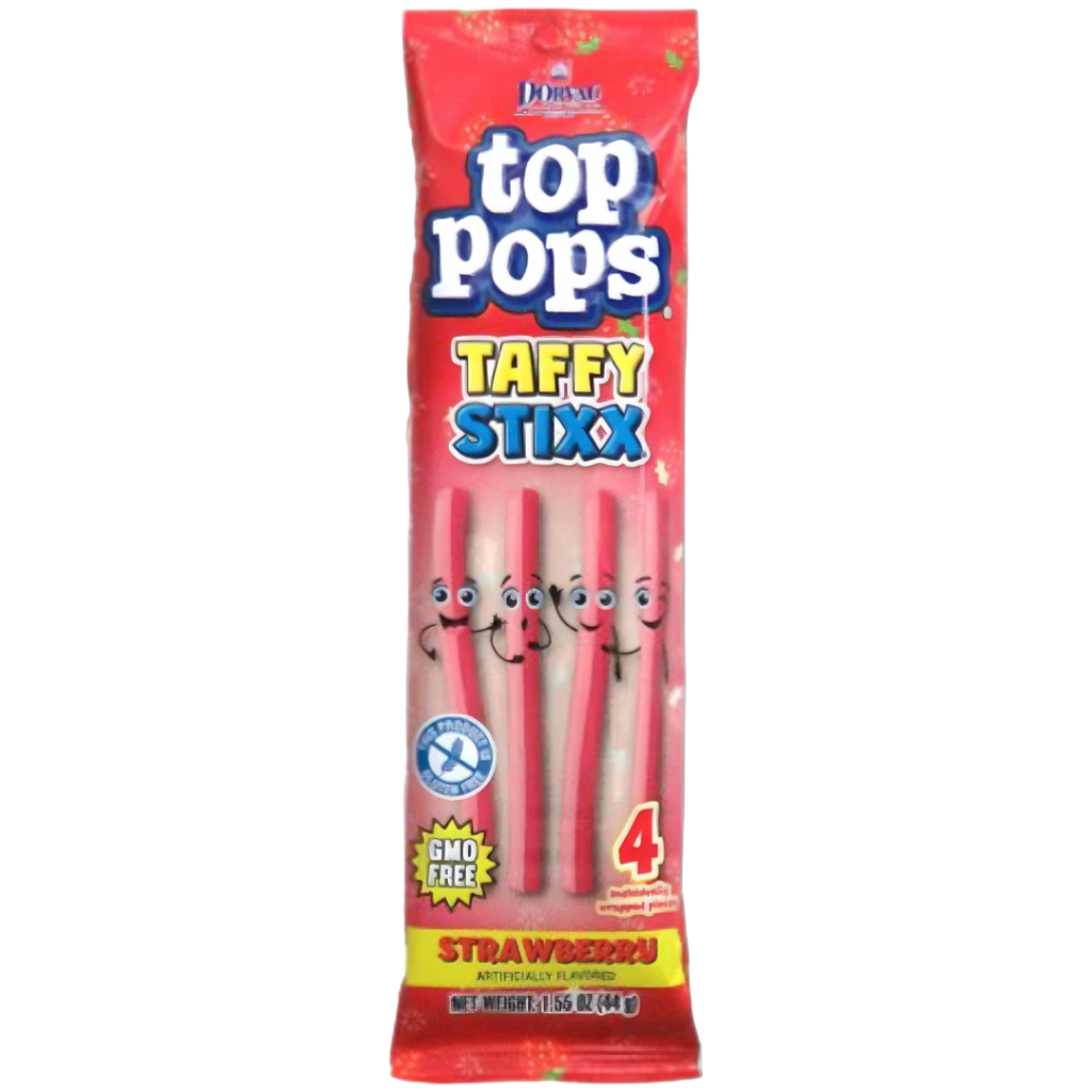 Top pops Taffy Stixx Strawberry 44g