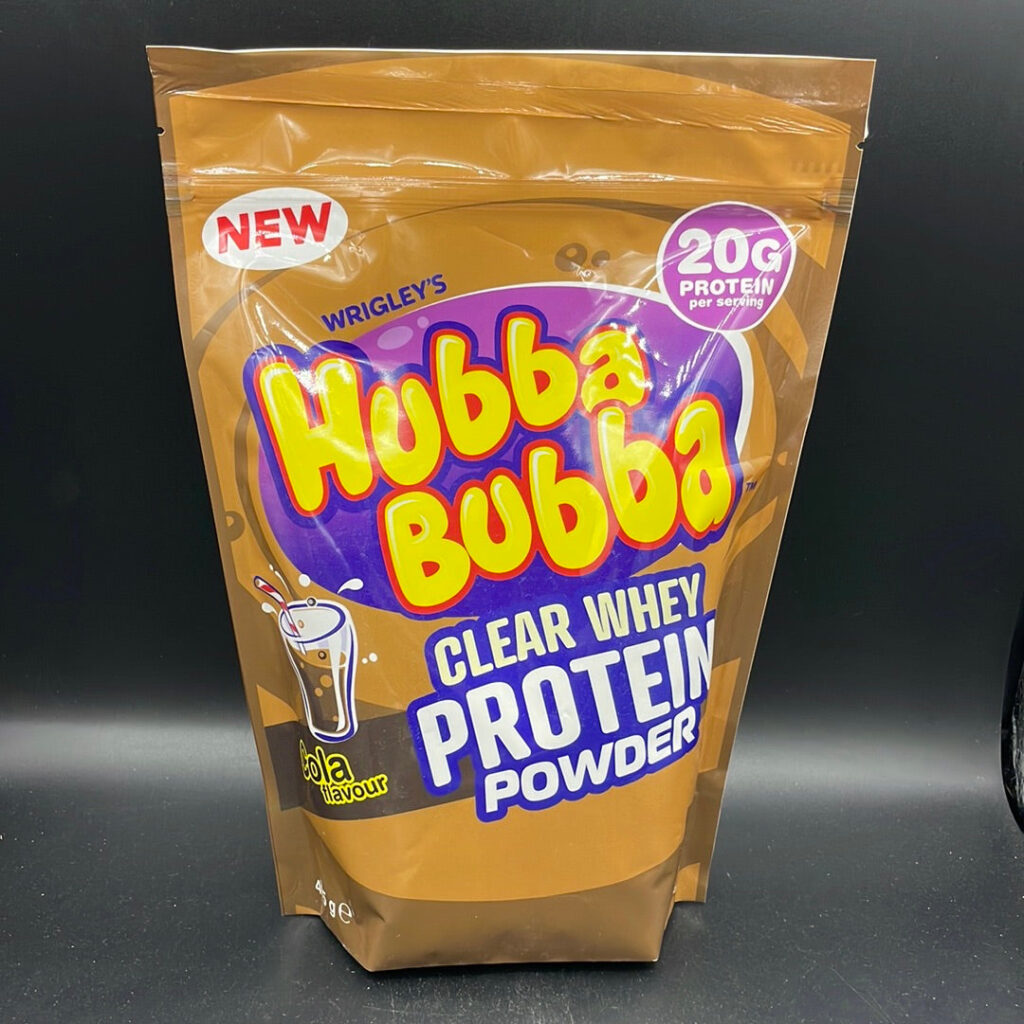 Hubba Bubba – Cola Flavour Clear Whey Protein Powder, 405g (UK)