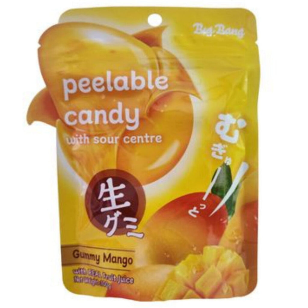 Big Bang Peelable Candy Mango 100g
