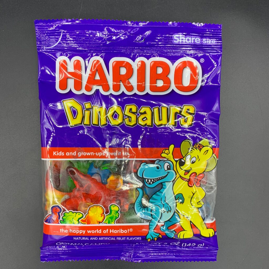 Haribo – Dinosaurs Gummy Candy, 142g (USA)