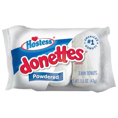 Hostess Powdered Donettes 3 Pack 43g