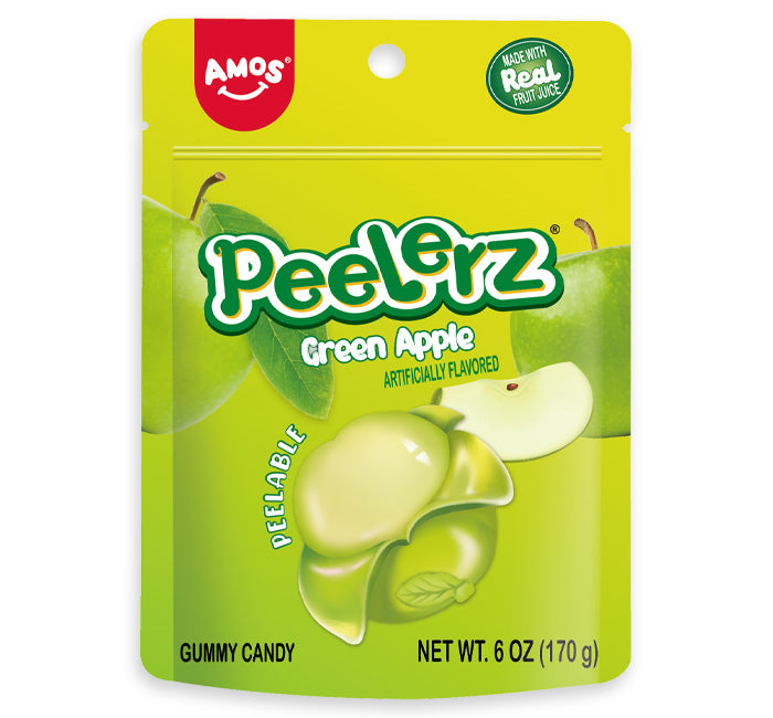 Amos Peelerz Gummy Green Apple 150g