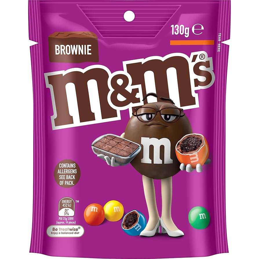M&Ms Brownie Bag 130g
