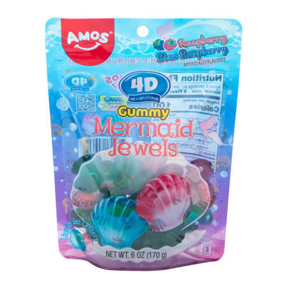 Amos 4D Gummy Mermaid Jewels 170g