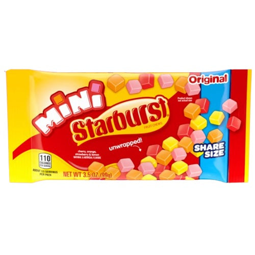 Starburst Mini Unwrapped Original 99g