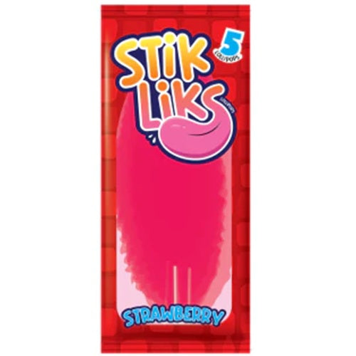 Stik Liks Lollipops Strawberry 50g