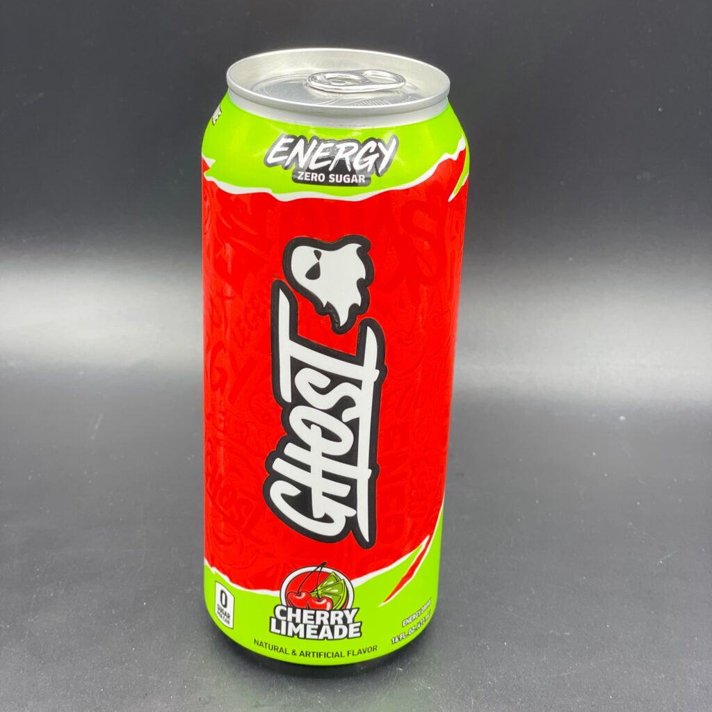 NEW Ghost Energy, Cherry Limeade Flavour – Zero Sugar, Five Calorie, Energy Drink 473ml (USA)