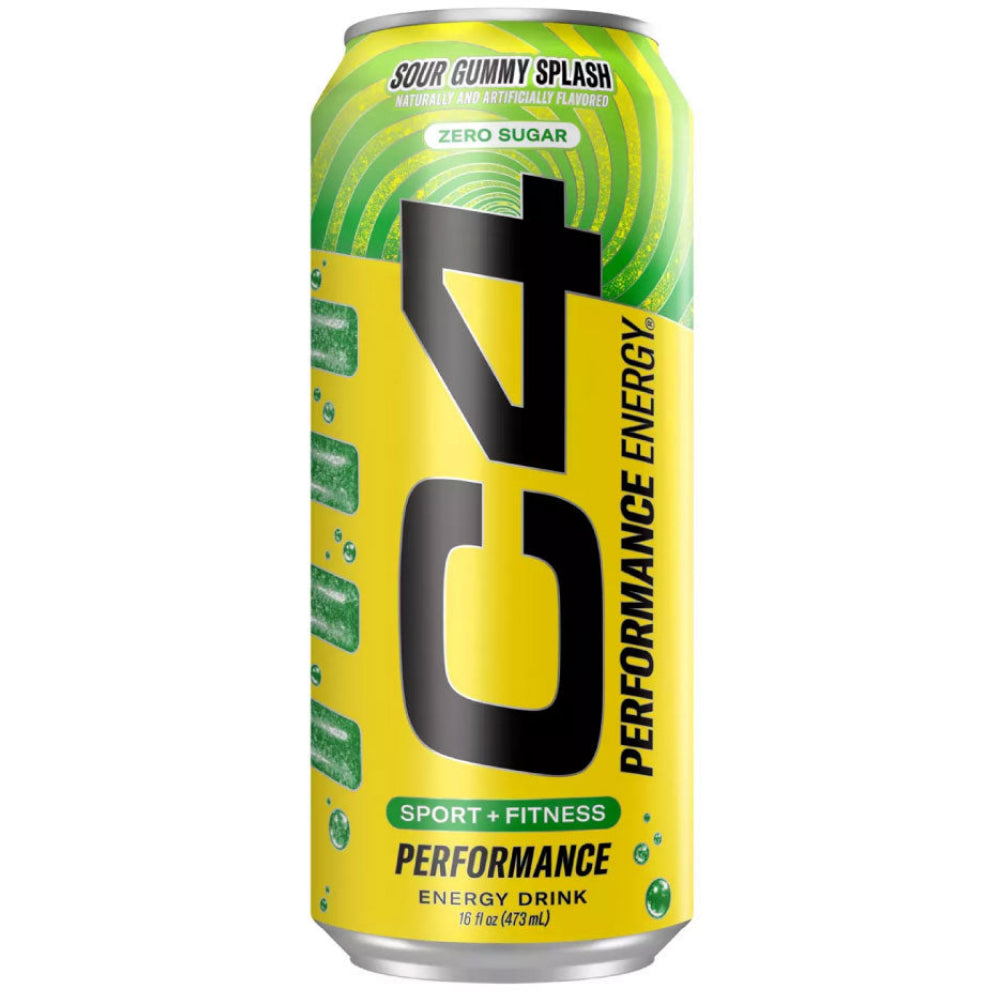 C4 Sour Gummy Splash Energy Drink 473ml