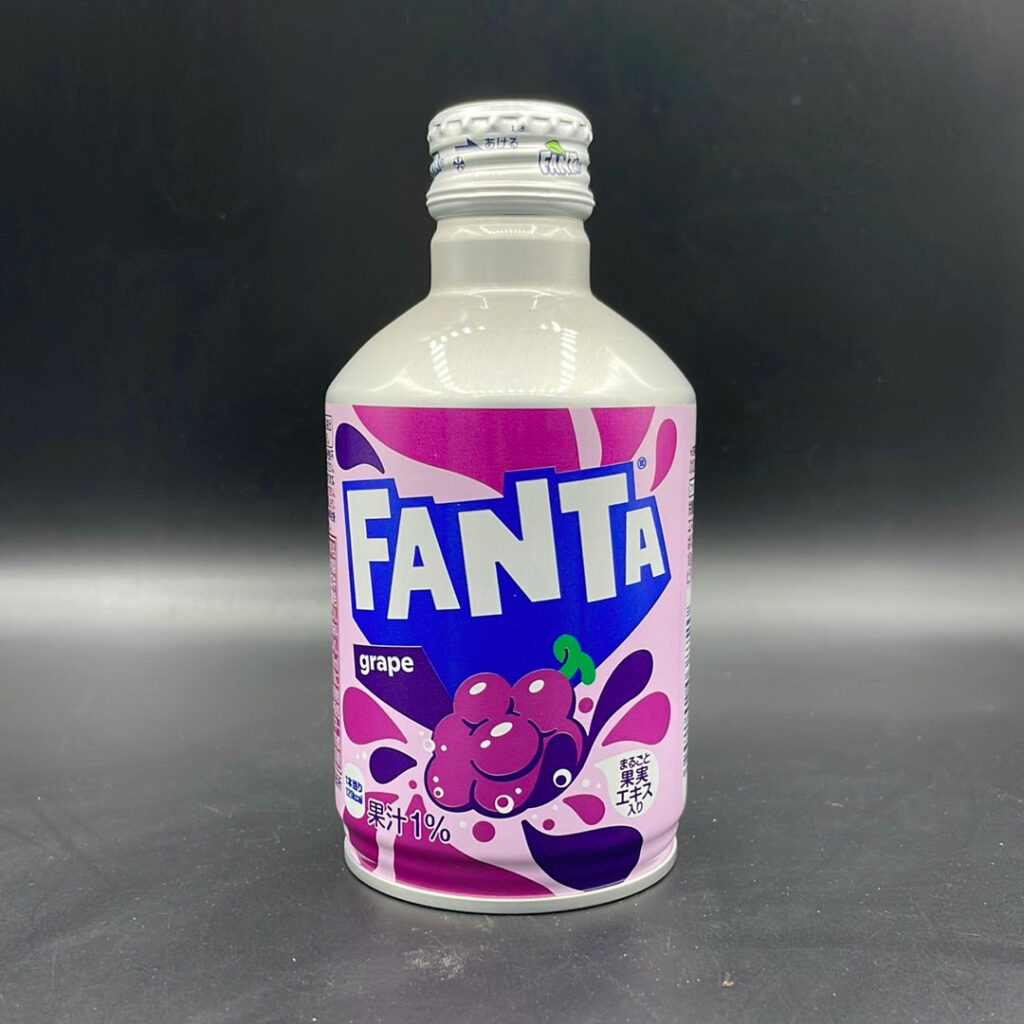 Fanta – Grape Flavour, 300ml Aluminium Bottle (JAPAN)