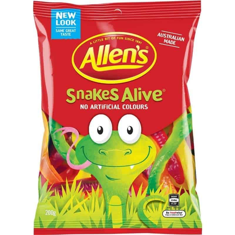 Allens Snakes Alive 200g