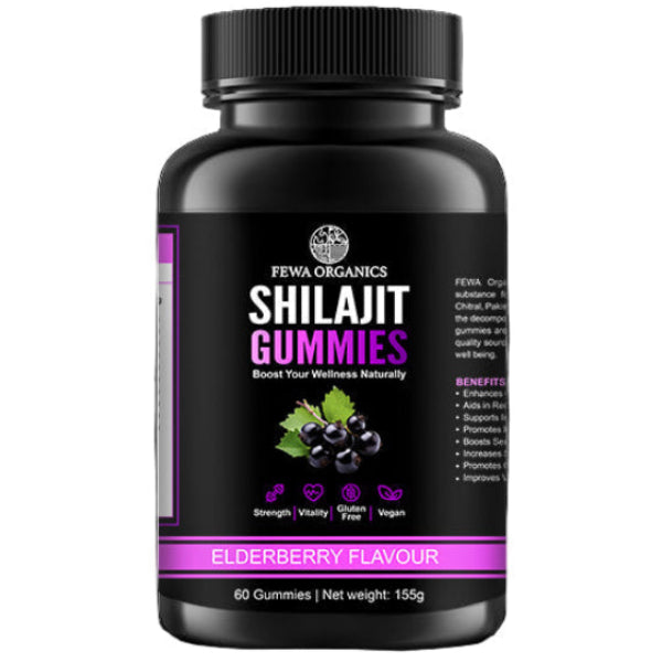 Shilajit Gummies Elderberry 155g