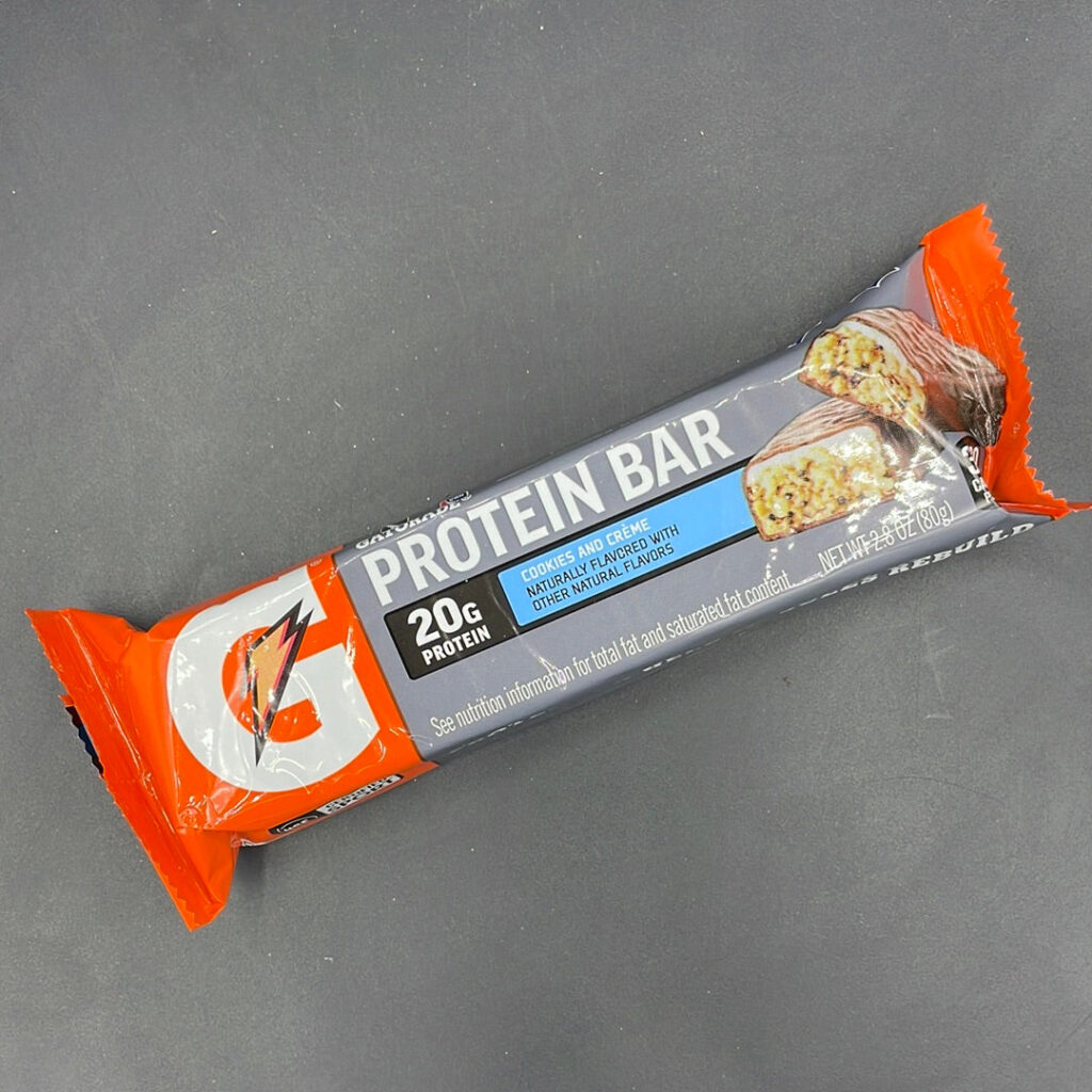 Gatorade Protein Bar, Cookies & Creme Flavour, with 20g of Protein, 80g (USA)