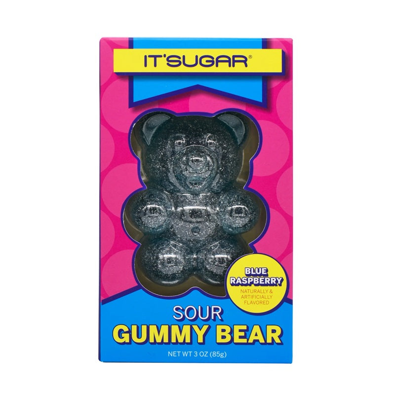 Beary Cute Gummy Bear Sour Blue Raspberry 90g