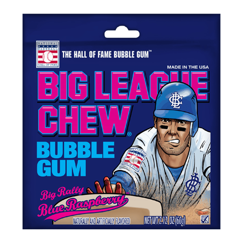 Big League Chew Big Rally Blue Raspberry 60g