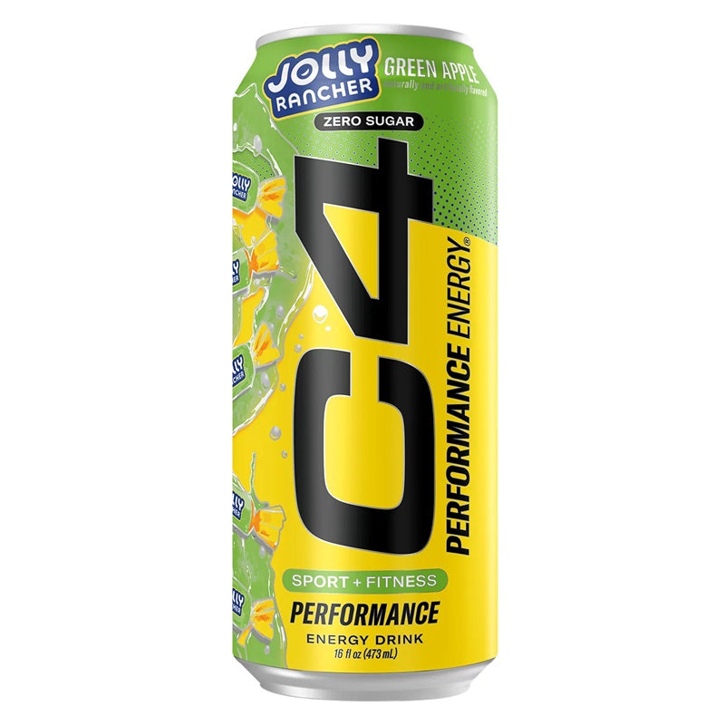 C4 Jolly Rancher Green Apple Energy Drink 473ml