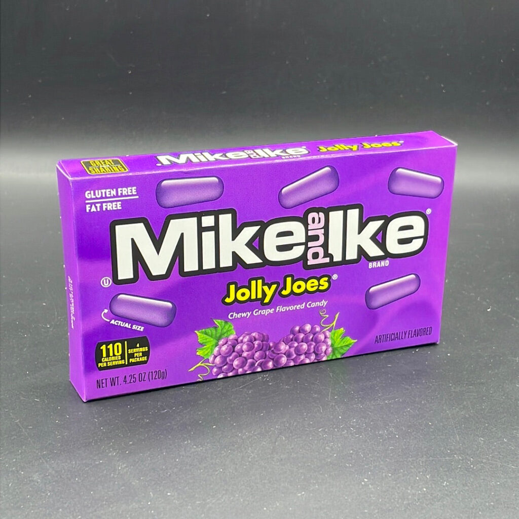 Mike and Ike – Jolly Joes, Chewy Grape Flavour 120g (USA)