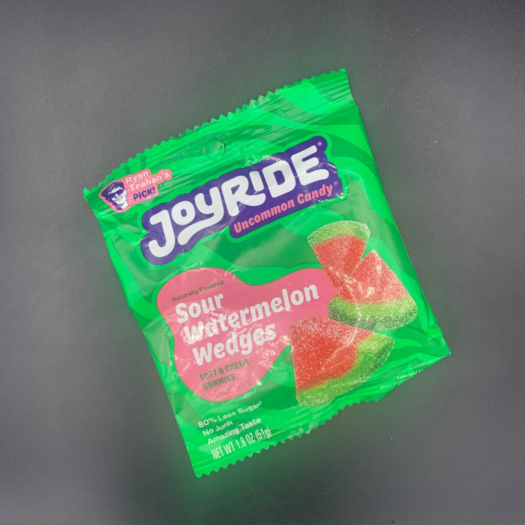 JoyRide – Uncommon Candy! Sour Watermelon Wedges, Naturally Flavoured. 80% Less Sugar, No Junk, Amazing Taste. 51g (USA) Ryan Trahan’s Viral Candy!