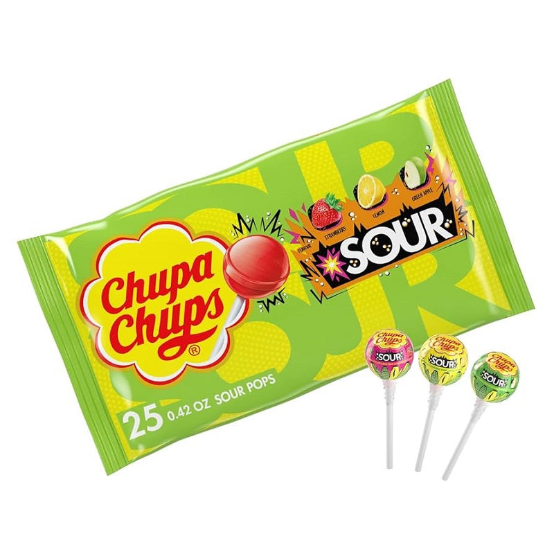 Chupa Chups Assorted Sour 113g