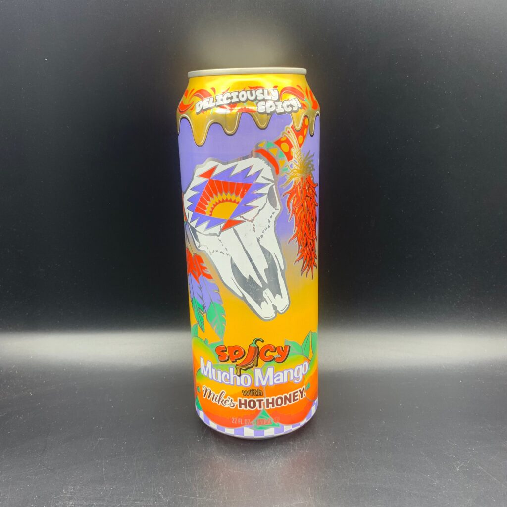 Arizona NEW FLAVOUR – Spicy Mucho Mango with Mike’s Hot Honey Flavoured Fruit Juice Cocktail, 650ml (USA)
