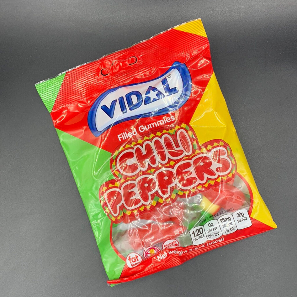 Vidal – Chili Peppers, Spicy Sweet Gummies, 100g (SPAIN)