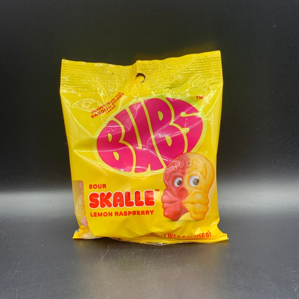 BUBS – Sour Skalle, Lemon Raspberry Flavoured Candy, 156g (USA)