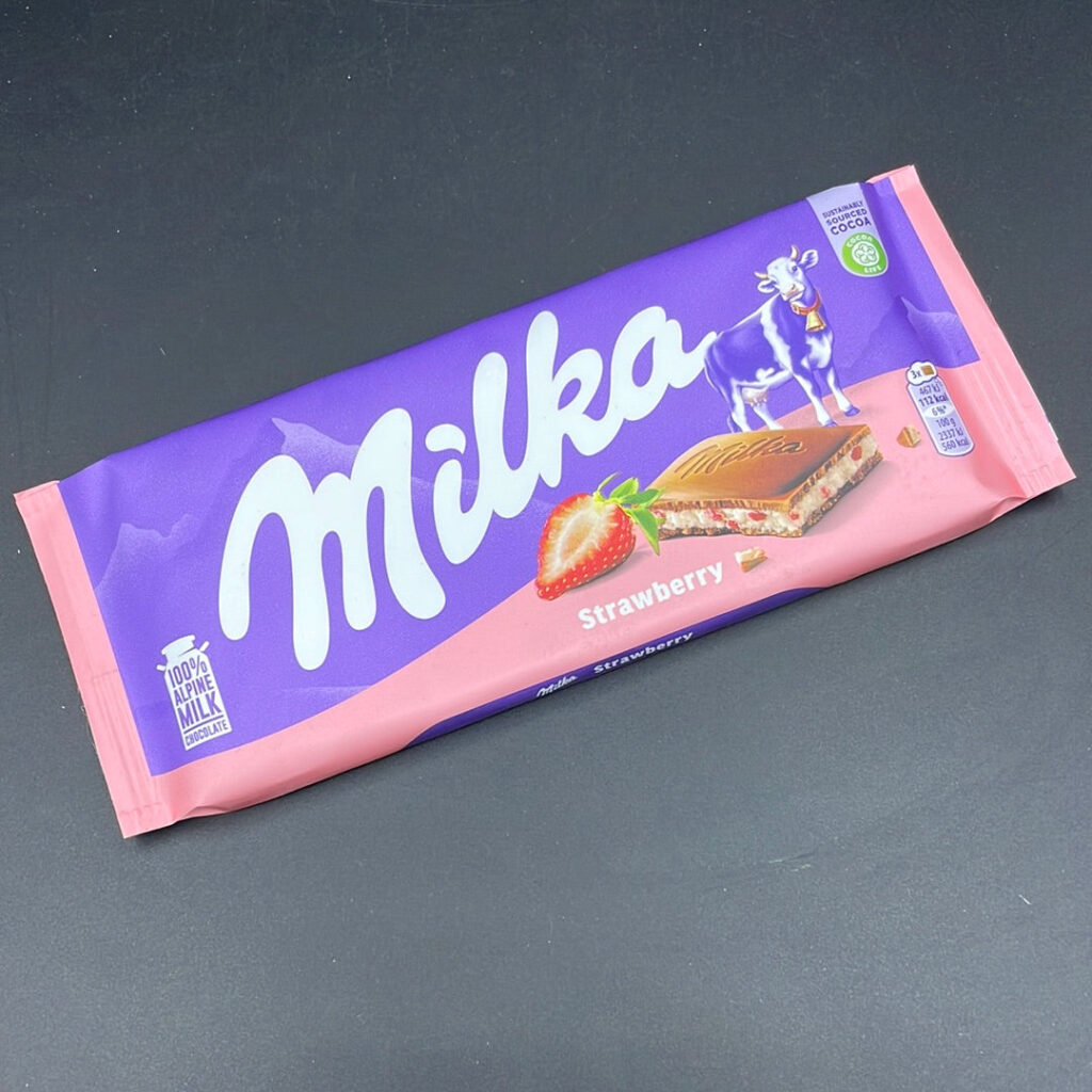 Milka – Strawberry Flavour, 100g (EURO)