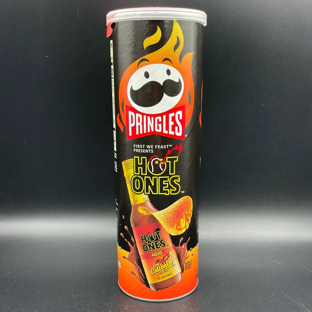 LIMITED EDITION Pringles – Hot Ones – Rojo Los Calientes by Heatonist Flavour Potato Crisps 158g (USA)