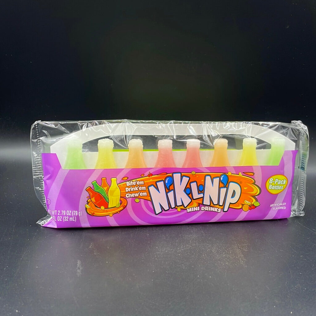 Nik-L-Nip Wax Bottles – Mini Drinks 8 Pack 79g (USA)
