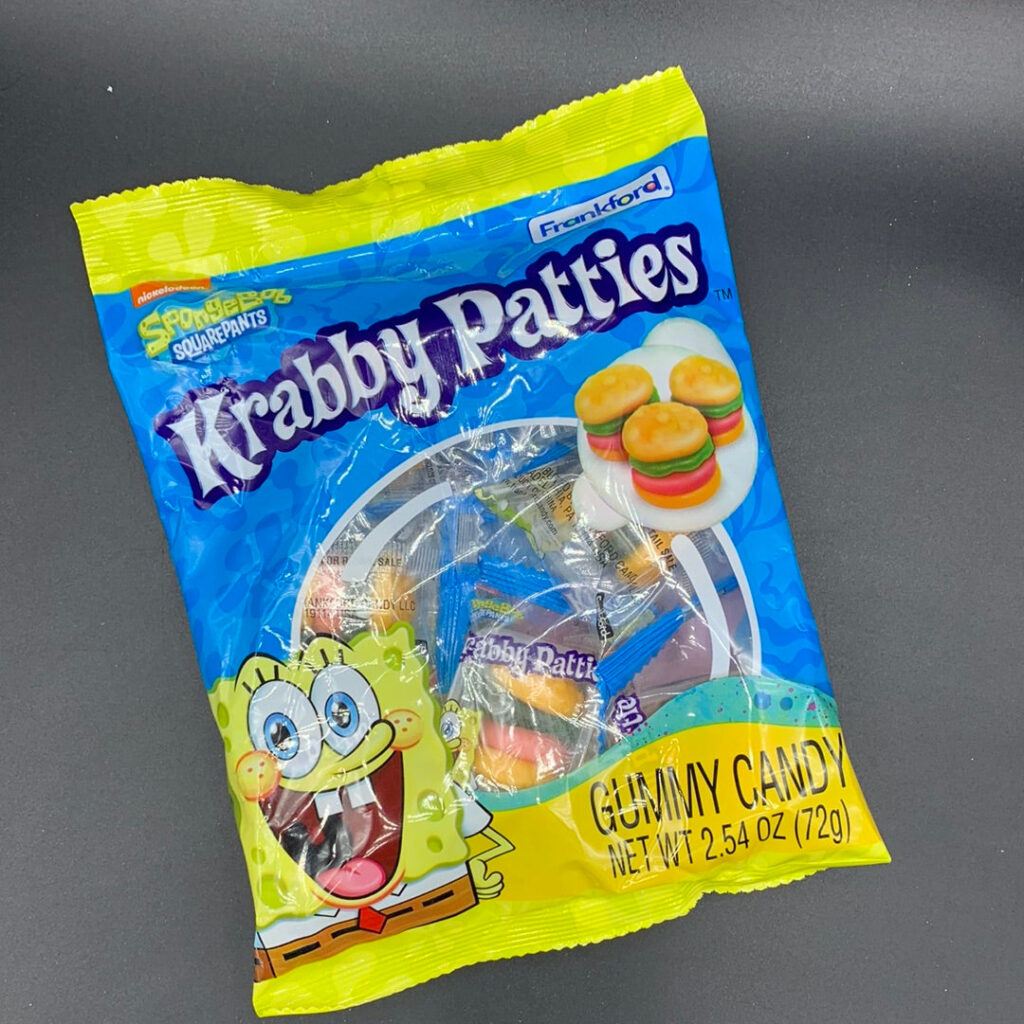 Frankford SpongeBob – Krabby Patties Gummy Candy, 72g (USA)