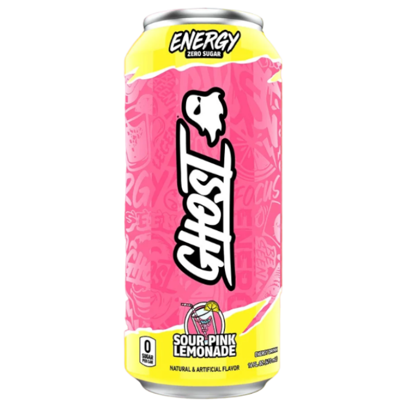 Ghost Sour Pink Lemonade Energy Drink 473mL