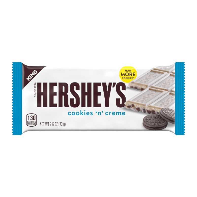 Hersheys Cookies & Cream King Size 73g