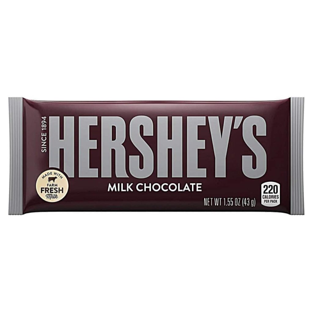 Hersheys Milk Chocolate 43g