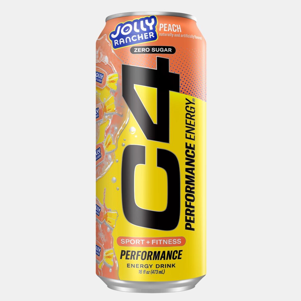 C4 Jolly Rancher Peach 473mL