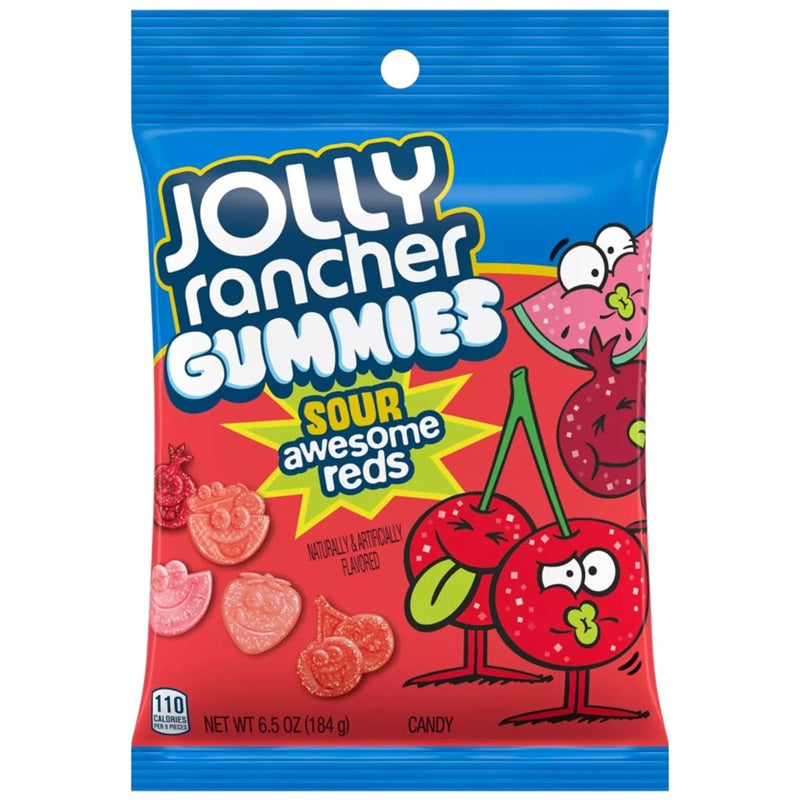 Jolly Rancher Gummies Sour Awesome Reds 184g