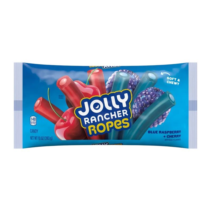 Jolly Rancher Ropes Blue Raspberry & Cherry 170g