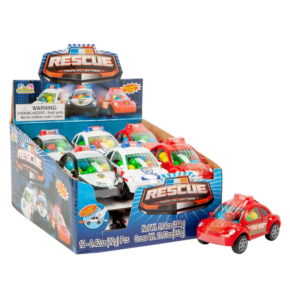 Kidsmania Rescue Candy Filled Car (Sold Individually)