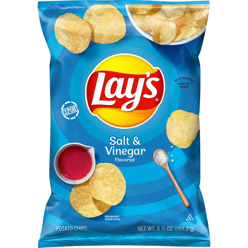 Lays Salt & Vinegar 184g