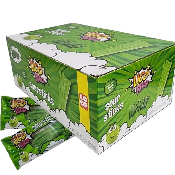 Lico Rico Sour Apple 80g (Sold Individually)