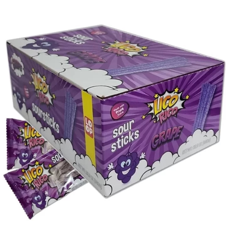 Lico Rico Sour Grape 80g (Sold Individually)