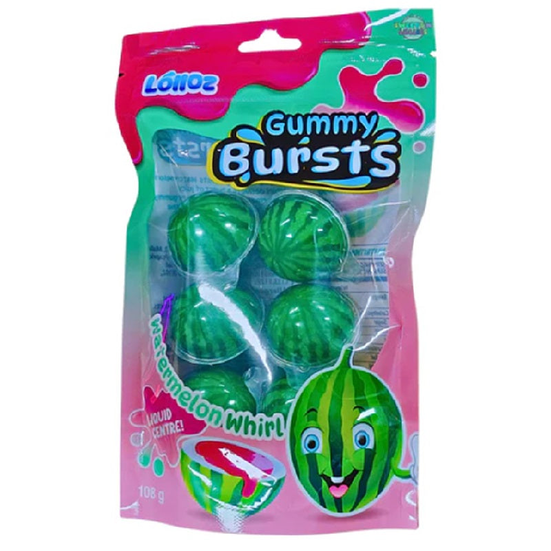 Lolloz Gummy Bursts Watermelon Whirl 108g
