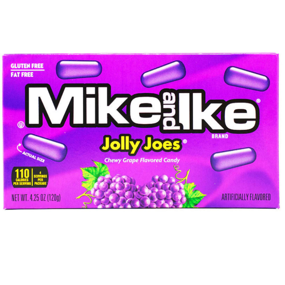 Mike and Ike Jolly Joes Grape 120g